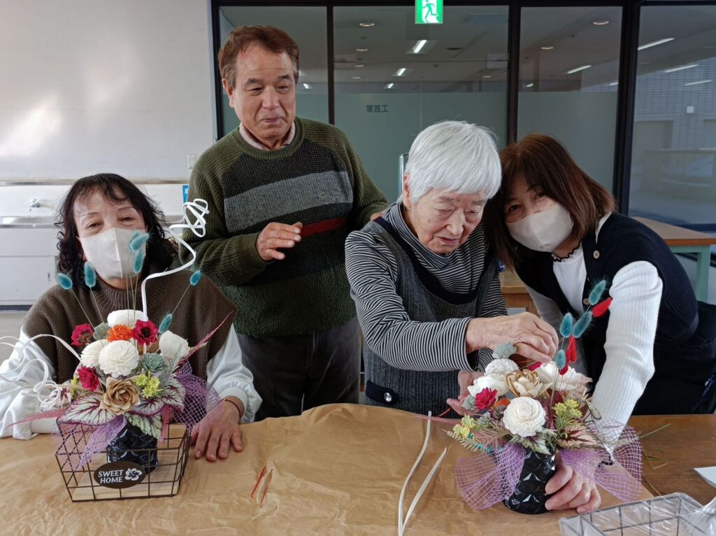 アレンジフラワー教室